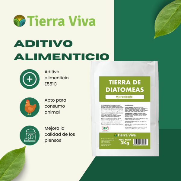 Tierra de diatomeas - aditivo alimenticio E551C