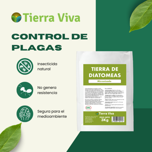 Tierra de diatomeas - control de plagas